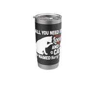 Personalized Cat Name Harry Cute Kitten Pet Lover Stainless Steel Insulated Tumbler