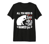 Personalized Cat Name Lulu Cute Kitten Pet Lover Premium T-Shirt