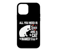 Personalized Cat Name Trixie Cute Kitten Pet Lover Case for iPhone 12 mini
