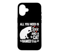 Personalized Cat Name Trixie Cute Kitten Pet Lover Case for iPhone 16