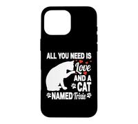 Personalized Cat Name Trixie Cute Kitten Pet Lover Case for iPhone 16 Pro Max