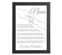 Personalized Children's Poem Print - Take My Hand Poem Gift for Nana - Ideal for Birthday, Christmas, Mother's Day