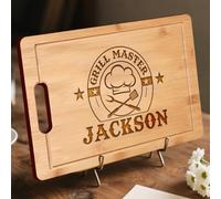 Personalized Chopping Board for Dad and Mom, Custom Engraved Board Gift for Anniversary, Holiday, Father's Day, Mother's Day, Birthday, or Christmas