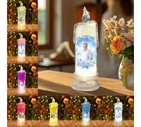 Personalized Christmas LED Candle Holder - Custom Flameless Candle Holders for Sympathy & Memorial Gifts
