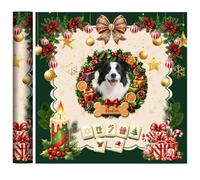 Personalized Christmas Mahjong Table Mat, Holiday Mahjong Table Cover | Winter Mahjong Mat, Festive Personalized Design Mahjong Mat, A Gift for Family and Friends Members, Holiday Family Gatherings