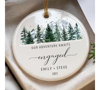 Personalized Christmas Ornament 2025 (Mountains)