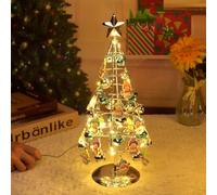 Personalized Christmas Tree With Acrylic Snowmen Pendent Custom 1-15 Names - Snowman Theme Decor Gift (16 * 6inch, Snowman Tree-4)