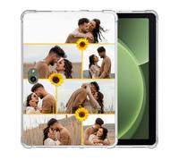 Personalized Clear Case for Samsung Galaxy Tab Active5 Pro 2025/Active4 Pro 2022/Active pro 2019 10.1 Inch Case, Custom Picture Collage Slim Soft Protective SM-X350/X358/T630/T638/T540/T547 Cover
