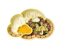 Personalized Cloud Shaped Slow Feeder Bowl for Dogs Cats, Food Grade Silicone Non Slip Suction Cup Cat Bowl, Anti-Choking whisker-friendly Dog Puzzle Feeder,Dry Wet Food Feeding Tray, Gift for Pet