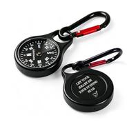 Personalized Compass, Portable Pocket Compass for Hiking & Survival, Waterproof Luminous Navigation Compass,The Choice for Men or Fathers (Blcak Compass)
