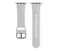 Personalized Compatible with Apple Watch Straps Custom with Text Logo Patterns Engraved Strap Applewatch Silicone Sport Band (Gray)