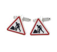 Personalized Construction Logo Cufflinks Enamel Cufflinks For Men's Business Suits Niche Interesting Creative Accessories