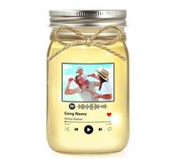 Personalized Couple Jar Night Light - Custom Romantic Gift with Photo for Boyfriend Girlfriend - Ideal for Christmas, Valentine's Day