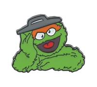 Personalized Creative Alloy Enamel Sesame Street Brooch Pin for Fashion Decoration, Normal, Non-precious metal