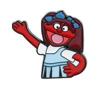 Personalized Creative Alloy Enamel Sesame Street Brooch Pin for Fashion Decoration, Normal, Non-precious metal