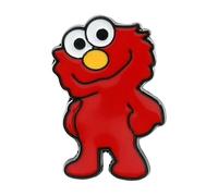 Personalized Creative Alloy Enamel Sesame Street Brooch Pin for Fashion Decoration, Normal, Non-precious metal