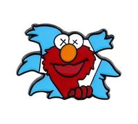 Personalized Creative Alloy Enamel Sesame Street Brooch Pin for Fashion Decoration, Normal, Non-precious metal