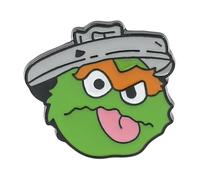 Personalized Creative Alloy Enamel Sesame Street Brooch Pin for Fashion Decoration, Normal, Non-precious metal