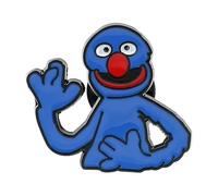 Personalized Creative Alloy Enamel Sesame Street Brooch Pin for Fashion Decoration, Normal, Non-precious metal