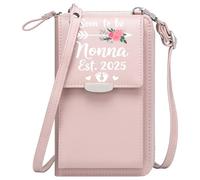 Personalized Crossbody Wallets Women ID Credit Card Case Nonna 2030 Celebration for Everyday Use or Gift Idea Elegant Gift for Mother's Day