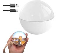 Personalized Crystal Balls Video Player, 2.7 Inch 3D Digital Display Sphere with Custom Upload Videos & Photos, Volume Is Adjustable, for Memories B