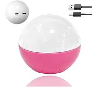 Personalized Crystal Balls Video Player, 3D Crystal Ball with Custom Upload Videos & Photos, Digital Display Sphere Light-Up Krystal Globe Photo Player for Birthday Anniversary(Pink)