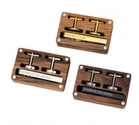 Personalized Cufflinks for Men Engraved, Custom Groomsmen Cufflinks with Walnut Wood Gift Box, Monogrammed Cufflink Set for Best Man Groom Wedding Party, Groomsman Proposal Gift for Him