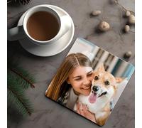 Personalized Custom Ceramic Coaster Set Collection Absorbent Stone Coasters with Cork Base and Ceramic Stone Suitable for All Kinds of Cups Protect Furniture