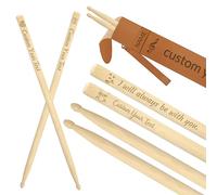 Personalized Custom Drum Sticks Engraved With Name Customized Wooden 5A Drumsticks Gifts for Musicians Drummers