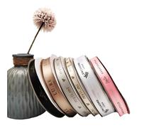 Personalized Custom Grosgrain Ribbon, 100 Yards Custom Ribbon with Your Logo, Personalized Ribbon for Wedding Favors, Party Ribbon, Custom Printed Satin Ribbon for Gift Wrapping, Wedding(10mm)