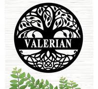 Personalized Custom Last Name Sign, Family Name Metal Sign for Front Door, Wall Decor, Art Decor Gift for Outdoor Entryways, Homes, Gardens