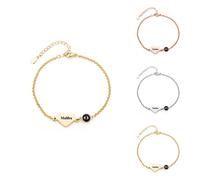 Personalized Custom Photo Projection Bracelet with Heart, Custom Photo Bracelet for Women, Adjustable Length Memory Bracelets for Women with Picture inside, Gift for Women/Men/Couple/Friend/Loved One
