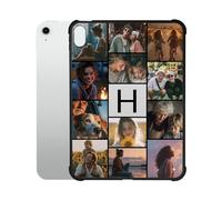 Personalized Custom Photo Text Case for iPad A16 11th Generation 11 Inch 2025 (Model Code:A3354/A3355/A3356) Customized Picture Cover Shockproof Anti-Slip Lightweight Shell for iPad, 12 Photos