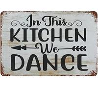 Personalized Custom Sign in This, We Dance College Apartment Man Beer Signs Bar Signs for Humor/Quirk Lovers,Private Parking,Outdoor,Homeowners M