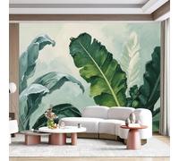 Personalized Customization Wall Mural Tropical Leaves Botanical Nature Scenic Painting Jungle Plants Lush Greenery Large Scale SelfAdhesive Wall Fabric Removable for Home Office Decor