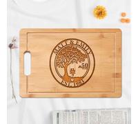 Personalized Cutting Board, Engraved Charcuterie Block Gift for Couples, Family, or Parents - Wedding, Christmas, Anniversary, or Housewarming