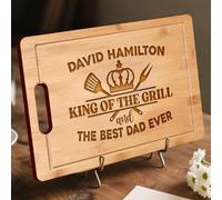 Personalized Cutting Board for Dad Mom, Custom Cutting Boards Fathers Day Mothers Day Chopping Board, Engraved Cutting Board, Gift for Christmas Anniversary Birthday