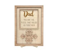 Personalized Dad You are The Piece That Holds Us Together Puzzle Sign Custom Fathers Day Puzzle Sign Dad Puzzle Piece Sign with Kids Names Fathers Day Birthday Gift for Dad Grandpa (Style-6)