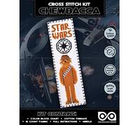 Personalized.Design Embroidery Kit 'Star Wars: Chewbacca' - DIY Cross-Stitching Bookmark