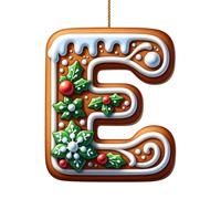 Personalized Diy Christmas Hat Letter Pendant for Tree, Xmas Alphabet Hanging Ornaments for Party Gifts Christmas Decorations Uk Home Decoration Autumn Decor Baubles Uk Home Decorations