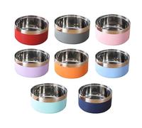 Personalized Dog Bowl with Name - Custom Engraved Non-Slip Stainless Steel Pet Food and Water Bowl - Spill Proof, Easy Clean Feeder for Small, Medium, Large Dogs and Cats