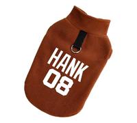 Personalized Dog Clothing Customizable Names Phone Numbers Warm Soft Fleece Pet Vests For Pugs Chihuahuas Shiba Inus,Khaki,2xl