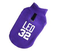 Personalized Dog Clothing Customizable Names Phone Numbers Warm Soft Fleece Pet Vests For Pugs Chihuahuas Shiba Inus,PURPLE,2xl
