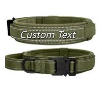 Personalized Dog Collar Custom Text Dog Collar Pet Collars for Medium Large Dog Color2,M