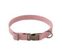 Personalized Dog Collar, Soft Fabric Dog Collars for Dogs, Adjustable Soft Pet Collar for Small Large Medium Dogs, One-of-a-Kind Design. (Pink,L)