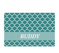 Personalized Dog Food Mat Non-Slip Pet Food Mat Waterproof Dog Cat Mat for Food and Water Customized Pet Feeding Mats with Name Gifts for Dogs Cats,PU Material (Pattern6)