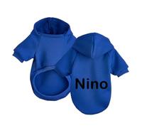 Personalized Dog Hoodie，Pet Sweatshirt with Name Gifts for Small and Medium Dogs & Cat Puppy Personalised Pet，Fashion Soft Cotton Hooded Clothes Warm Autumn Winter Coat