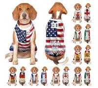 Personalized Dog Jersey,World Cup 2026 Custom Dog Jersey Shirts With Number, Pet Jersey For Small Medium Dog (Style 3)