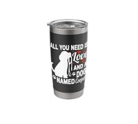Personalized Dog Name Cooper Cute Dog Pet Lover Stainless Steel Insulated Tumbler