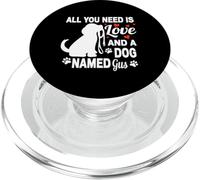 Personalized Dog Name Gus Cute Pet Lover PopSockets PopGrip for MagSafe